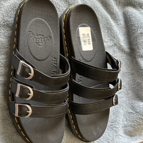 Dr. Martens Black Textured Footwear - Picture 6 of 9